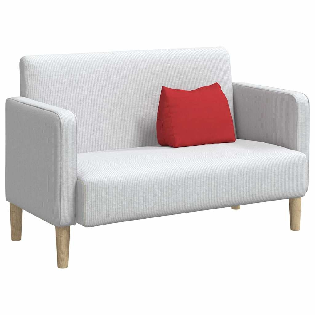 VidaXL Rugkussen Rood 45 x 20 x 35 cm Stof