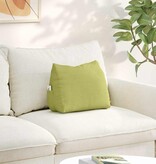 VidaXL Rugkussen Lichtgroen 45 x 20 x 35 cm Stof