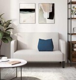 VidaXL Rugkussen Blauw 45 x 20 x 35 cm Stof