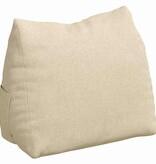 VidaXL Rugkussen Crème 45 x 20 x 35 cm Stof