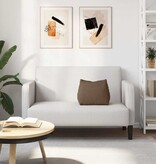 VidaXL Rugkussen Bruin 45 x 20 x 35 cm Stof