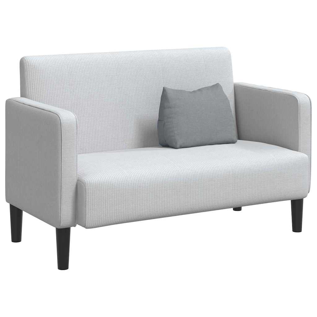 VidaXL Rugkussen Lichtgrijs 45 x 20 x 35 cm Stof