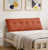 VidaXL Rugkussen Rood-oranje 140 x 50 cm Katoen Stof