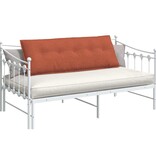 VidaXL Rugkussen Rood-oranje 140 x 50 cm Katoen Stof