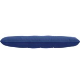 VidaXL Rugkussen Politieblauw 140 x 50 cm Katoen Stof