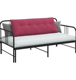 VidaXL Rugkussen Wijnrood 140 x 50 cm Katoen Stof