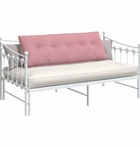 VidaXL Rugkussen Roze 140 x 50 cm Katoen Stof