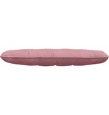 VidaXL Rugkussen Roze 140 x 50 cm Katoen Stof