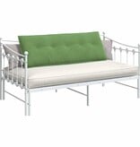 VidaXL Rugkussen Lichtgroen 140 x 50 cm Katoen Stof