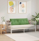 VidaXL Rugkussen Lichtgroen 140 x 50 cm Katoen Stof