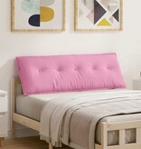 VidaXL Rugkussen Roze 140 x 19 x 50 cm Stof