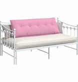 VidaXL Rugkussen Roze 140 x 19 x 50 cm Stof