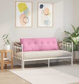 VidaXL Rugkussen Roze 140 x 19 x 50 cm Stof