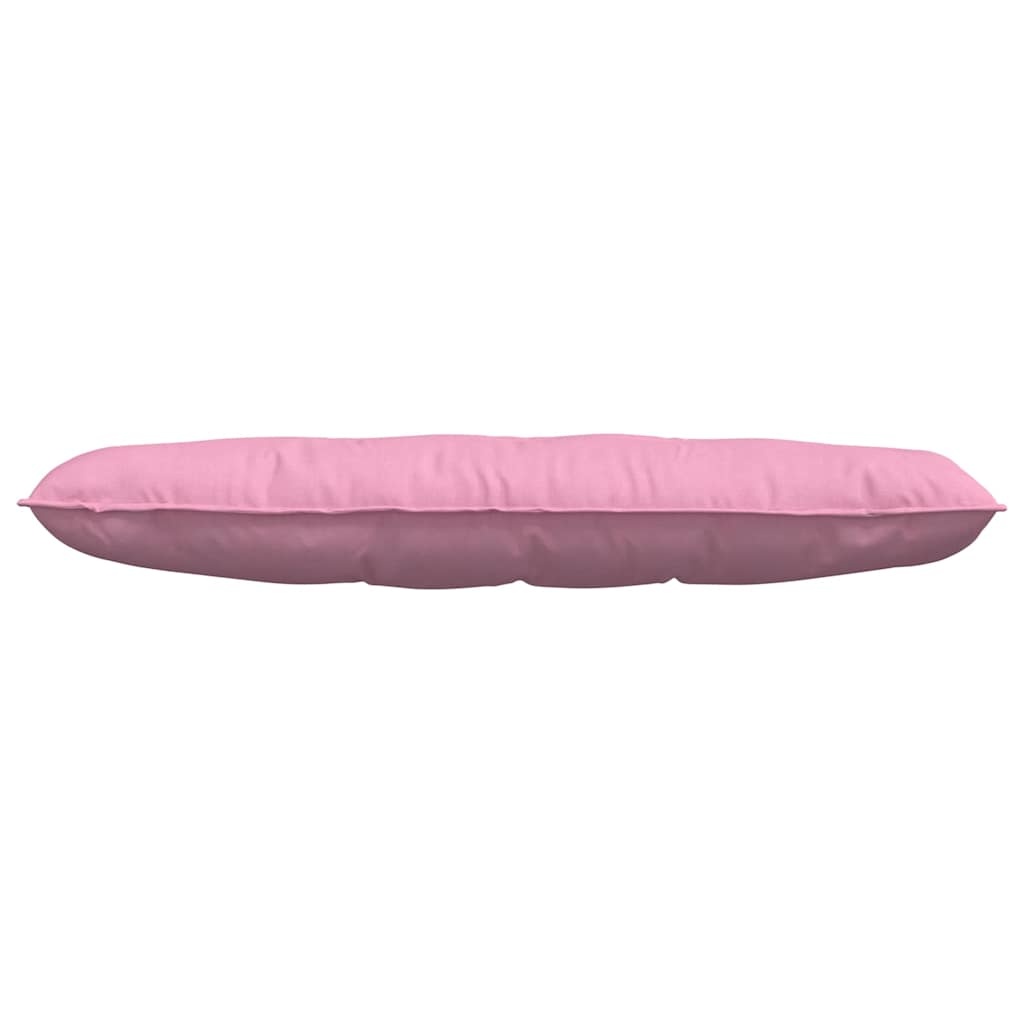 VidaXL Rugkussen Roze 140 x 19 x 50 cm Stof