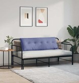 VidaXL Rugkussen Jeans Blauw 140 x 19 x 50 cm Stof