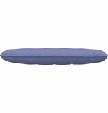 VidaXL Rugkussen Jeans Blauw 140 x 19 x 50 cm Stof