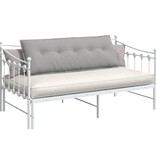 VidaXL Rugkussen Wolkengrijs 140 x 19 x 50 cm Stof