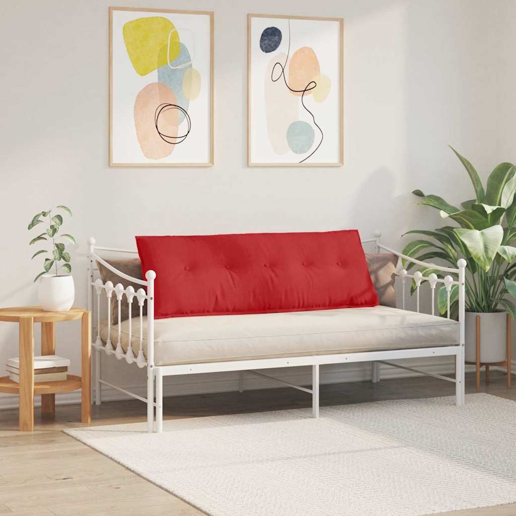 VidaXL Rugkussen Rood 140 x 19 x 50 cm Stof