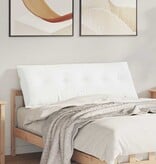 VidaXL Rugkussen Wit 140 x 19 x 50 cm Stof