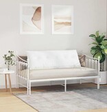 VidaXL Rugkussen Wit 140 x 19 x 50 cm Stof