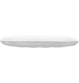 VidaXL Rugkussen Wit 140 x 19 x 50 cm Stof