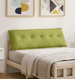 VidaXL Rugkussen Lichtgroen 140 x 19 x 50 cm Stof