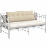 VidaXL Rugkussen Crème 140 x 19 x 50 cm Stof