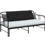 VidaXL Rugkussen Zwart 140 x 19 x 50 cm Stof