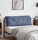 VidaXL Rugkussen Blauw 120 x 50 cm Katoen Stof