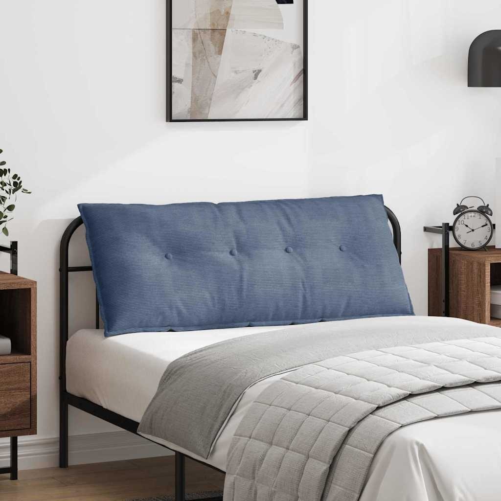 VidaXL Rugkussen Blauw 120 x 50 cm Katoen Stof