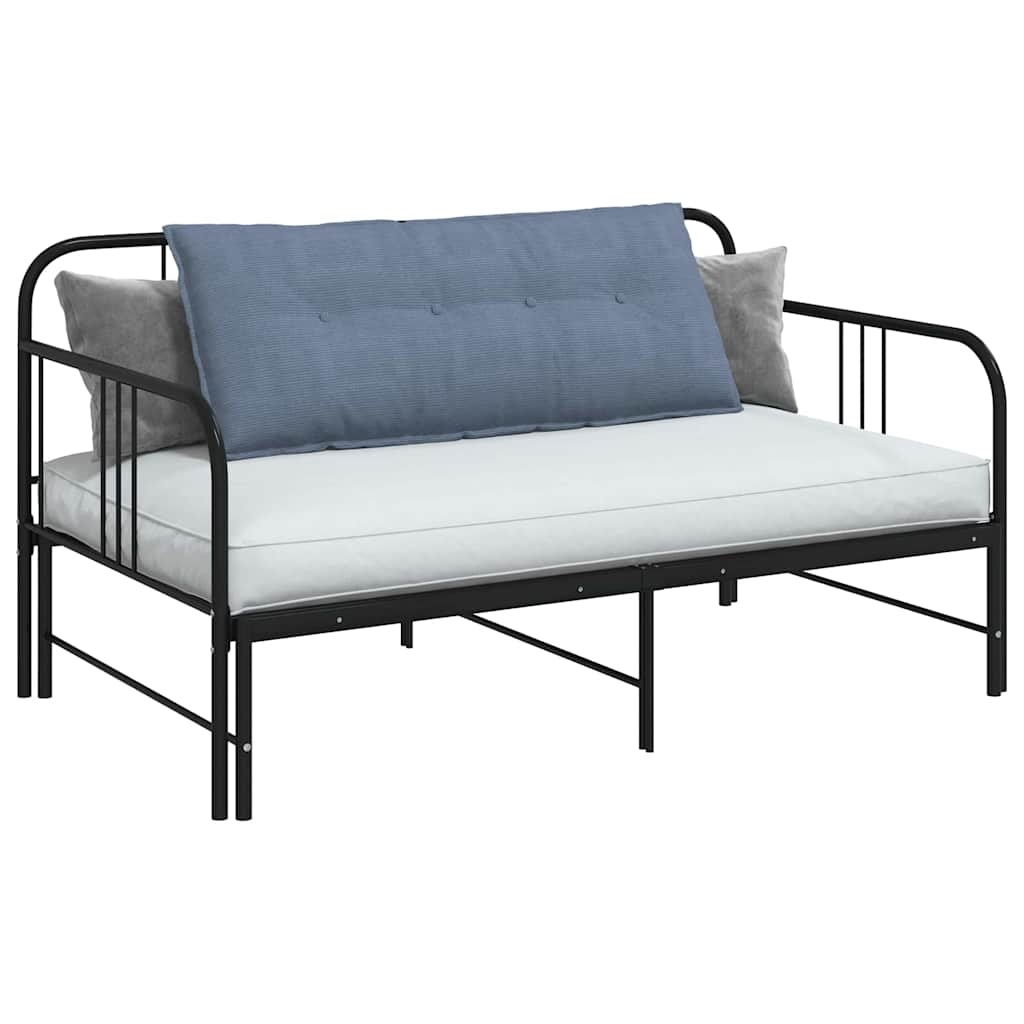 VidaXL Rugkussen Blauw 120 x 50 cm Katoen Stof