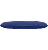 VidaXL Rugkussen Politieblauw 120 x 50 cm Katoen Stof