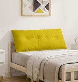 VidaXL Rugkussen Geel 120 x 50 cm Katoen Stof