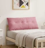 VidaXL Rugkussen Roze 120 x 50 cm Katoen Stof