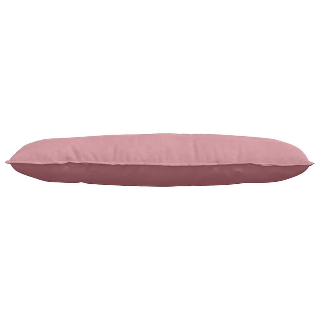 VidaXL Rugkussen Roze 120 x 50 cm Katoen Stof