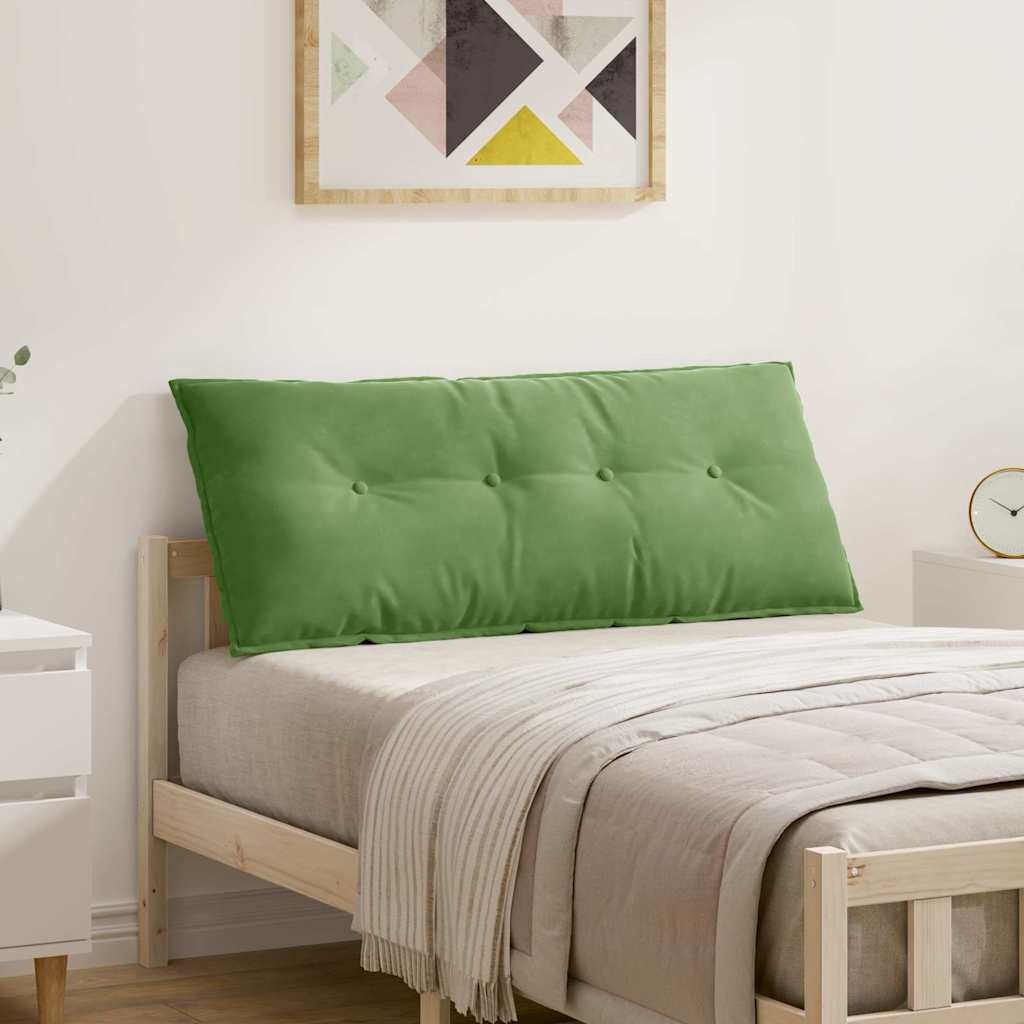 VidaXL Rugkussen Lichtgroen 120 x 50 cm Katoen Stof