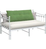 VidaXL Rugkussen Lichtgroen 120 x 50 cm Katoen Stof