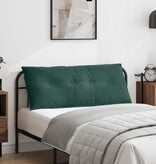 VidaXL Rugkussen Donkergroen 120 x 50 cm Katoen Stof