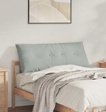 VidaXL Rugkussen Lichtgrijs 120 x 50 cm Katoen Stof