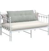 VidaXL Rugkussen Lichtgrijs 120 x 50 cm Katoen Stof