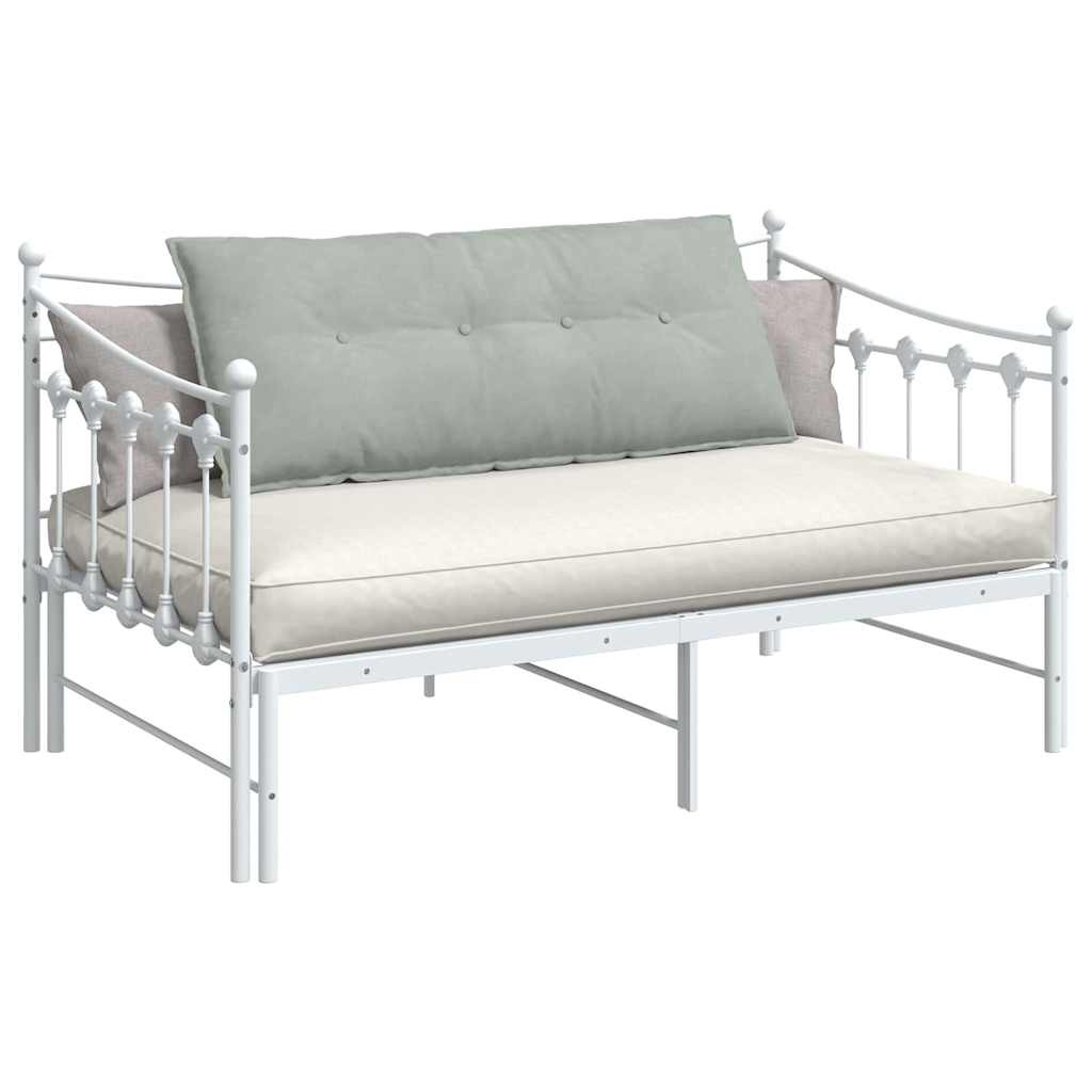 VidaXL Rugkussen Lichtgrijs 120 x 50 cm Katoen Stof