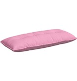 VidaXL Rugkussen Roze 120 x 19 x 50 cm Stof