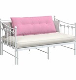 VidaXL Rugkussen Roze 120 x 19 x 50 cm Stof