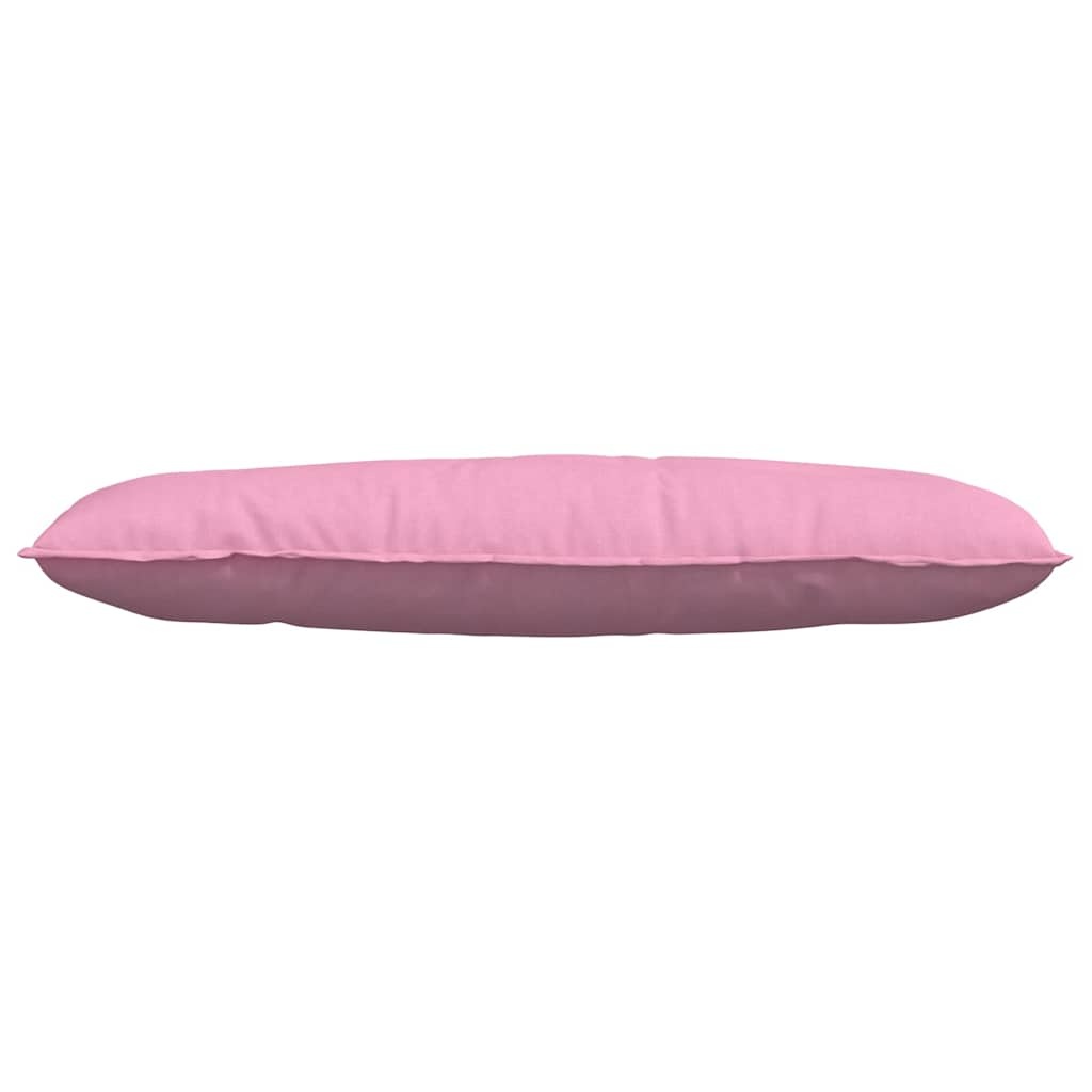 VidaXL Rugkussen Roze 120 x 19 x 50 cm Stof