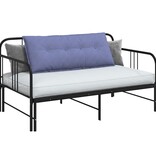 VidaXL Rugkussen Jeans Blauw 120 x 19 x 50 cm Stof