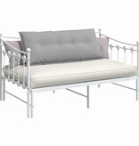 VidaXL Rugkussen Wolkengrijs 120 x 19 x 50 cm Stof