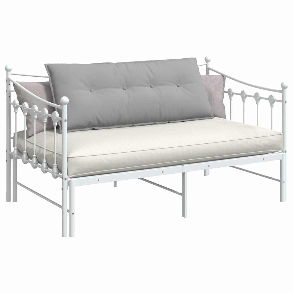 VidaXL Rugkussen Wolkengrijs 120 x 19 x 50 cm Stof