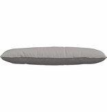 VidaXL Rugkussen Wolkengrijs 120 x 19 x 50 cm Stof