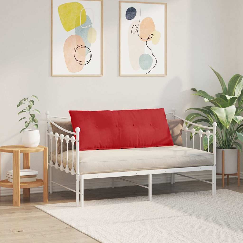 VidaXL Rugkussen Rood 120 x 19 x 50 cm Stof