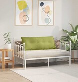 VidaXL Rugkussen Lichtgroen 120 x 19 x 50 cm Stof